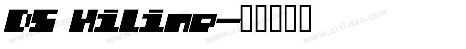 DS Hiline字体转换